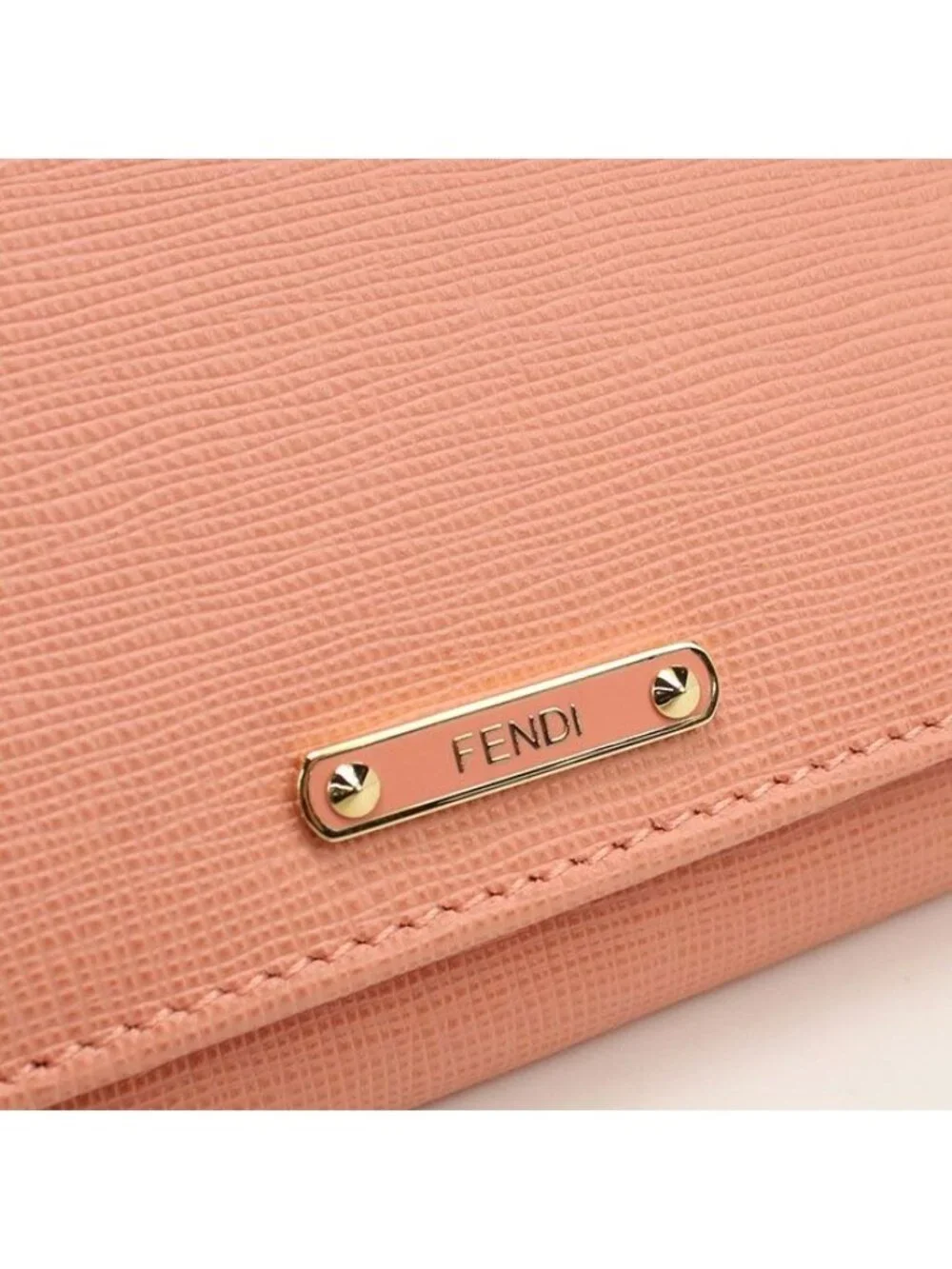 Fendi Wallet Double Fold Calfskin